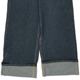 Unbranded Wide Leg Jeans - 33W 30L Dark Wash Cotton