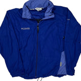 Columbia Windbreaker - Large Blue Nylon