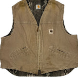 Carhartt Gilet - XL Brown Cotton