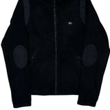 Lacoste Fleece Jacket - Small Black Polyester