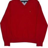 Tommy Hilfiger Jumper - Small Red Cotton