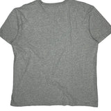 Tommy Hilfiger Spellout T-Shirt - Large Grey Cotton