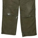Carhartt Double Knee Carpenter Trousers - 31W 34L Green Cotton