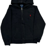 Age 7 Polo By Ralph Lauren Hoodie - Small Black Cotton