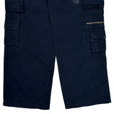 Paco Cargo Pants - 29W US 6 Navy Cotton Blend