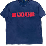Polo By Ralph Lauren T-Shirt - XL Blue Cotton