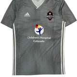 Broomfield Soccer Club Adidas Football Shirt - Small Grey Polyester