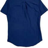Tommy Hilfiger Slim Fit Short Sleeve Shirt - Small Blue Cotton