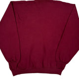 90'S Blank Made In USA Russell Athletic Sweatshirt - XL Burgundy Cotton Blend