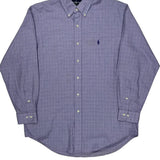 Ralph Lauren Checked Shirt - Medium Purple Cotton