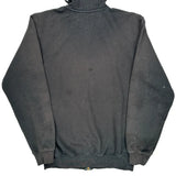 Lennox Logo Carhartt Hoodie - Small Black Cotton Blend