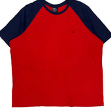 Polo By Ralph Lauren Raglan T-Shirt - XL Red Cotton