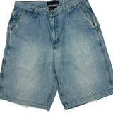 Tommy Hilfiger Denim Shorts - 31W 11L Light Wash Cotton