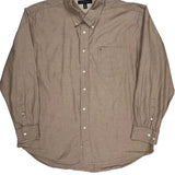 Tommy Hilfiger Shirt - XL Brown Cotton