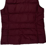 The North Face Gilet - Medium Burgundy Polyester