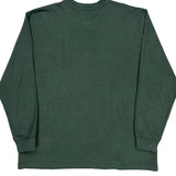 Dickies Henley Long Sleeve T-Shirt - XL Green Cotton