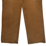 Carhartt Double Knee Carpenter Pants - 34W 32L Brown Cotton