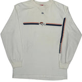 Broncos Nfl Long Sleeve T-Shirt - Medium White Cotton