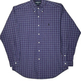 Blake Ralph Lauren Checked Shirt - Medium Purple Cotton