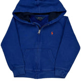 Age 4 Polo By Ralph Lauren Hoodie - Small Blue Cotton