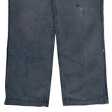 Carhartt Double Knee Carpenter Trousers - 36W 31L Grey Cotton
