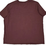 Carhartt T-Shirt - 2XL Burgundy Cotton