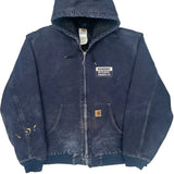 Western Building Products Carhartt Graphic Jacket - XL Blue Cotton
