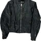 Unbranded Motorcycle Leather Jacket - Small Black Leather