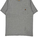 Carhartt Tall T-Shirt - Large Gray Cotton