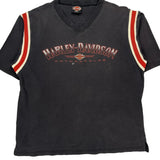 Daytona Beach, Fl Harley Davidson Spellout T-Shirt - XL Black Cotton