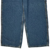 Unbranded Double Knee Carpenter Pants - 34W 31L Blue Cotton