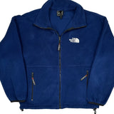 The North Face Fleece Jacket - Medium Blue Polyester