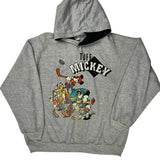 Mickey Mouse Playing Hockey Disney Hoodie - XL Multicoloured Cotton Blend