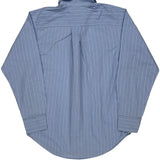 Age 8 Ralph Lauren Striped Shirt - Small Blue Cotton