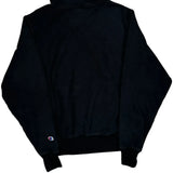 Reverse Weave Champion Hoodie - Small Black Cotton