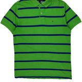 Tommy Hilfiger Slim Fit Polo Shirt - Large Green Cotton