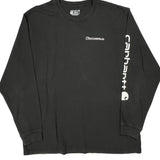 Loose Fit Carhartt Long Sleeve T-Shirt - XL Black Cotton