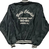 Made In USA Uncle Charlie'S The Boobie Trap Richard A. Leslie Varsity Jacket - 2XL Black Polyester