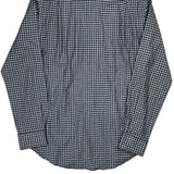 Slim Fit Polo By Ralph Lauren Checked Shirt - Medium Blue Cotton