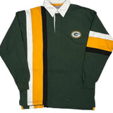 Green Bay Packers Logo 7 Nfl Rugby Shirt - Large Green Cotton