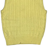 Age 6 Polo By Ralph Lauren Striped Sweater Vest - XS Yellow Cotton
