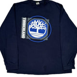 Timberland Graphic Long Sleeve T-Shirt - XL Navy Cotton