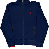 Polo By Ralph Lauren Track Jacket - Medium Blue Cotton