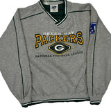 Green Bay Packers Lee Sport Football Sweatshirt - Large Green Cotton