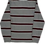 Levis Striped Rugby Shirt - Small Gray Cotton