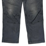 Carhartt Double Knee Carpenter Pants - 32W 32L Gray Cotton