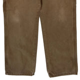 Dickies Carpenter Pants - 36W 32L Brown Cotton