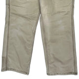 Carhartt Double Knee Carpenter Trousers - 38W 30L Beige Cotton