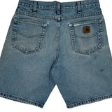 Carhartt Denim Shorts - 32W 9L Light Wash Cotton