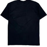 Blank Hanes Single Stitch T-Shirt - XL Black Cotton Blend